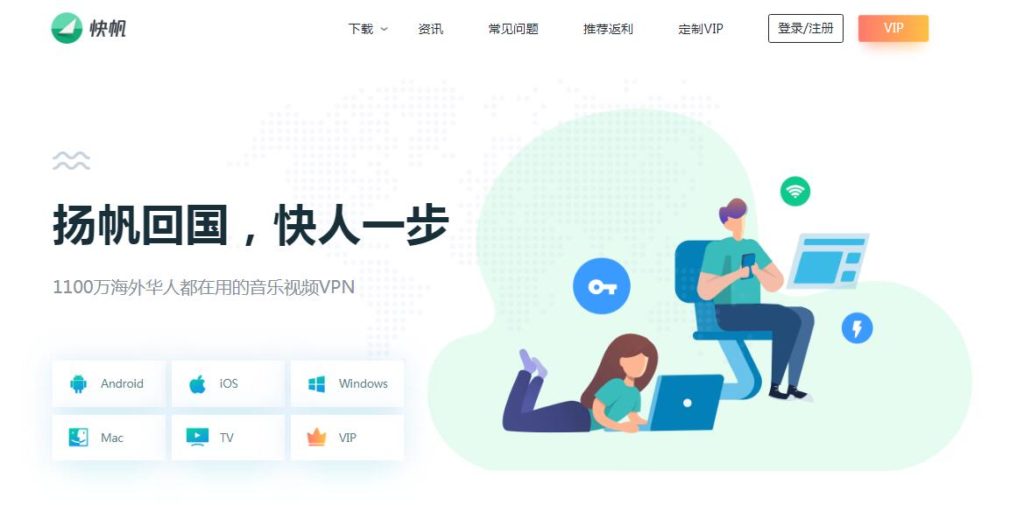 快帆VPN：台灣VPN第四选择