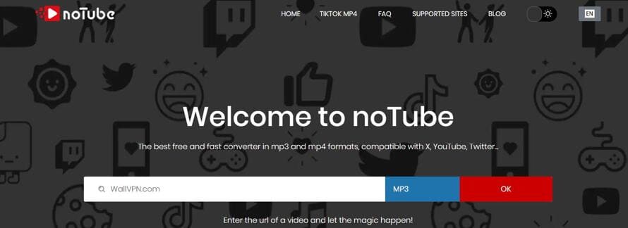 NoTube官网首页:Youtube下载工具,在线Youtube视频下载器