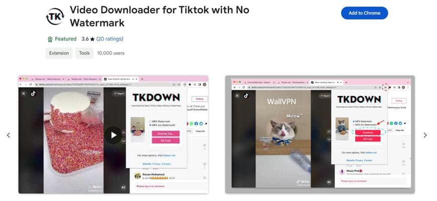 TikTok视频下载插件(二):TikTok Video Downloader!TikTok视频下载,TikTok无水印下载