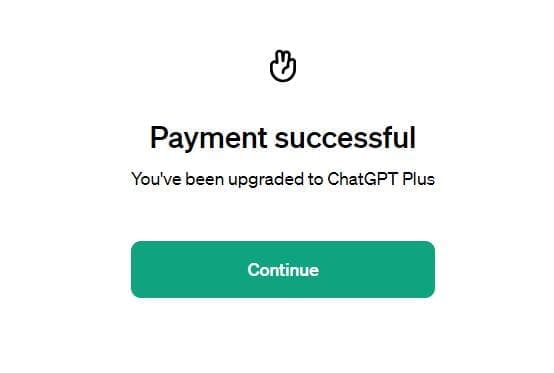 按照系统提示完成后续操作,即可成功升级开通ChatGPT Plus:ChatGPT Plus开通教程,如何使用支付宝完成ChatGPT Plus充值